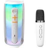 TeknoKapsül Pluse 6 Mikrofonlu Rgb Kablosuz Hoparlör - Beyaz