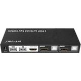 TeknoKapsül PM-14742 2 Port HDMI Kvm Switch Ultra Hd 4K Kasa Çoklu Bilgisayar Kontrol Cihazı