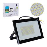TeknoKapsül PM-22572 100 Watt - 220 Volt 6500K IP66 150* Işık Açısı Siyah Slim Kasa Beyaz LED Projektör