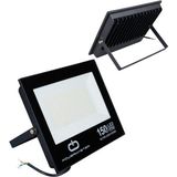 TeknoKapsül PM-22586 150 Watt - 220 Volt 6500K IP66 150* Işık Açısı Siyah Slim Kasa Beyaz LED Projektör