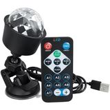TeknoKapsül PM-37731 Rgb LED Hareketli Disko Topu Sahne Aydınlatma Lambası Uzaktan Kumandalı - Ebatlar