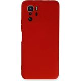 TeknoKapsül Poco X3 Gt Kılıf Nano Içi Kadife Silikon - Kırmızı