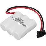 TeknoKapsül Powermaster EF-36300S 3.6 Volt 300MAH Ni-Mh 3'lü Kısa Ince Telsiz Telefon Pili 31X32X11MM