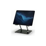 TeknoKapsül Prexua Flexer Ayarlanabilir Ergonomik Laptop Standı - Tablet Standı - Metal - Siyah - FLX2320BL (Siyah)