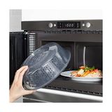 TeknoKapsül "prickig" Mikrodalga Kapağı, 26 cm Çap, 701.860.90, Mavi, 10"l, 10"w, 4" Y