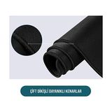 TeknoKapsül Pro - 6 Farklı Model Dikişli Kenar 70X30 cm Oyuncu Gaming Mouse Pad (White Map Lines) - Star White