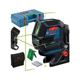 TeknoKapsül Professional Gcl 2-50 G Çizgi LAZER(15M Çalışma Alanı [alıcı ile 50 M], 4 x Aa Pil, Ip 64 Toza Karşı Koruma Sistemi, Yeşil Lazer, RM10 Tutucu, Takım Çantası) - Gri