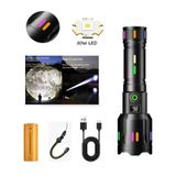 TeknoKapsül PS-9885 Profesyonel Zoomlu 50W Şarjlı Powerbank Avcı Polis El Feneri AB5-AKYI-373909