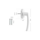 TeknoKapsül Pvc Pimapen Pencere Kolu Balkon Sürme Kapı Kolu (5, Beyaz) - 001-Renkli - Option-1