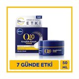 TeknoKapsül Q10 4 Adımlı Kırışıklık Karşıtı Bakım Seti,gündüz Kremi,göz Kremi,cilt Serumu ve Gece Kremi 50 ml