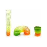 TeknoKapsül Rainbow Gökkuşağı Stres Yayı - Kutulu Büyük Boy Plastik Slinky Oyuncak