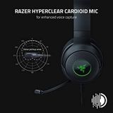 TeknoKapsül Razer Kraken V3 X USB - Kablolu USB Oyun Kulaklığı (285 g'da ultra hafif, TriForce 40 mm sürücüler, HyperClear Kardioid Mikrofon, 7.1 surround ses, Chroma RGB) Siyah AMZ-860177155