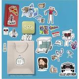 TeknoKapsül Regular Paketi/bullet Journal Defter Çıkartma Ajanda Laptop Etiket