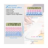 TeknoKapsül Renkli Dijital Hesap Makinesi, 15.5 cm x 13.5 Cm, LCD Ekranlı, Ev ve Ofis Için - 02-Sarı - Option-1