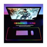 TeknoKapsül Rgb Işıklı Mouse Pad 80X30 Xxl - 13 Mod LED Mousepad, Kaymaz Su Geçirmez Büyük Oyun A