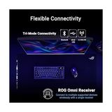 TeknoKapsül Rog Kerıs Iı Orıgın Kablosuz Oyun Mouse'u, 64G Hafif, Ergonomik, Değiştirilebilir Swıtch Yuvası, 42K Optik Sensör, Rog Mikro Swıtch Iı, Rog Omnı Alıcı, 5 Programlanabilir Tuş - Option-1 - 001-Renkli