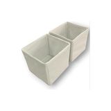 TeknoKapsül Room 2'li Beyaz Çekmece Içi Düzenleyici Organizer Set - Çok Amaçlı Dolap Içi Kutu Seti (13 * 13 * 13) - 001-Renkli - Option-1