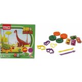 TeknoKapsül S01004734 Oyun Hamur Set Kçk Dino 14 Prç -Sun