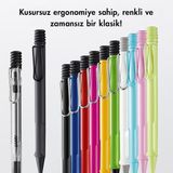 TeknoKapsül Safarı Tukenmez Kalem Sıyah Renk Klıps Beyaz - -- - Option-1