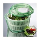 TeknoKapsül Salata Kurutucu, Standart, 3875 Çok Renkli 4.4l Sebze Salata Kurutma Makinesi Çevirmeli Kurutucu Sa - 4,4 lt