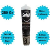 TeknoKapsül Şeffaf Genel Amaçlı Silikon Fayans Cam Metal Yapıştırmak için BZ-BYMTPUANO9REMEF6