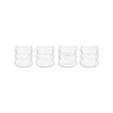 TeknoKapsül Şeffaf Kabarcıklı Cam Bardak 7 cm | Kalın Cam Mini Su, Kahve, Kola ve Meşrubat Bardağı | 4’lü Set – Dayanıklı, Modern, Ergonomik Tasarım, Kahve Yanı Üzüm Bardak. - Option-1 - 0 - Siyah