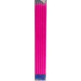 TeknoKapsül Şeker Pembe Çubuk Mum 20 cm 6 Adet - Pembe Manolya Çiçeği