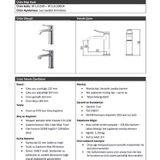 TeknoKapsül Şelale Tasarımlı Krom Lavabo Bataryası, Modern Kullanım için Uygun BZ-MFSTP43EGGCC0NMZ