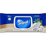 TeknoKapsül Selpak Organik Bambu Pamuk Islak Mendil 1X50