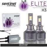 TeknoKapsül Sentinel Elite H3 LED Xenon Ampülü 65W 12V 12000 Lumen 6500 Kelvin Beyaz Işık