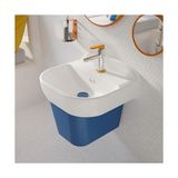 TeknoKapsül Sento A42666 Çocuk Lavabo Bataryası, Krom - Sarı