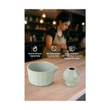 TeknoKapsül Seramik Chawan Matcha Çayı Köpürtme Kasesi ve Whisk Matcha Tutucu MT247 - 1 L