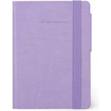 TeknoKapsül - Şeritli Defter, SMALL,192 Sayfa, Yumuşak Pu Kapak, Fsc® Sertifikalı Kağıtta, Fildişi Kağıt 90 G/m², Aylık Planlayıcı, Bölüm, Yer Imi, 9,5X13,5 Cm, Lavanta Rengi - -- - Option-1