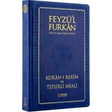 TeknoKapsül Server Yayınları Feyzü'l Furkan Kur'ân-I Kerîm ve Tefsirli Meali Lacivert(Orta Boy-Kuranı Kerim ve Meal-Ciltli)