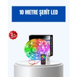TeknoKapsül Sese Duyarlı 10M Smart Şerit Led IOS Android Kontrollü RGB Işık TD-XUCZ10MERTLED-1