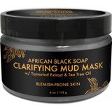 TeknoKapsül Shea Moısture Afrika Siyah Sabunu Çamur Maskesi 113GR