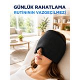 TeknoKapsül Sıcak Ve Soğuk Kompres Şapkası Migren Ve Baş Ağrısı Giderici Başlığı LS-UCZZMGRENBANT-1-3434