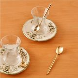 TeknoKapsül Siena 6'lı Çay Kaşığı Seti - 1/100 Toz Ceviz