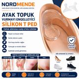 TeknoKapsül Silikon T Ped Ayak Topuk Vurmayı Önleyici Topuk Koruyucu MPMT4-ND-818