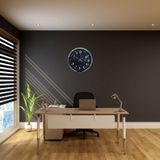 TeknoKapsül Silver Prestige Atatürk 40 Cm Metal Krom Duvar Saati YTPL-4049K