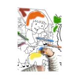 TeknoKapsül Sinaticaret Çiftlik Hayvanları Boyama Kağıdı Rulosu, Dev Boy, 45 cm x 5 Metre, Çocuklar Için Eğitic