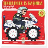 TeknoKapsül Sincap Kitap Tekerlekler Iş Başında Kahraman Acil Yardım Araçlarım | Hareketli Tekerlekli Kitap 0-3 Yaş