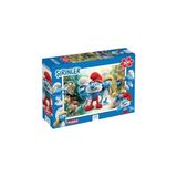 TeknoKapsül Şirinler Lisanslı 200 Parça 33X48CM Çocuk Puzzle Yapboz Serisi - 01-Mavi