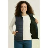 TeknoKapsül Şişme Fermuarlı Yelek Su Itici Kapitone Astarlı Kumaş Cepli Hafif Kışlık Spor Rahat Kalıp - Lacivert - Lacivert / 2XL MY-181955