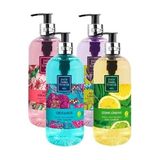 TeknoKapsül Sıvı Sabun Seti 4 x 500 ml (Alaçatı, Kiraz, Okyanus Çeşme Limonu)