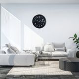 TeknoKapsül Siyah 40 Cm Metal Atatürk Seri Duvar Saati YTPL-4049B