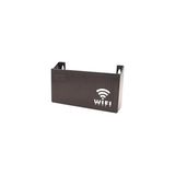 TeknoKapsül Siyah Wi-Fi Yönlendirici Saklama Kutusu, Wifi Kutusu Duvar Asılabilir Modem Saklama Kutusu, Tv Set