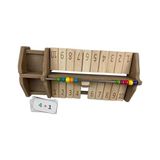 TeknoKapsül Smartmath Abacus Game Set – 2 Kişilik Ahşap Matematik Oyunu | Abaküs ile Sayı Öğrenme & Toplama Kartları | Eğitici Stem Seti | Çocuklar Için Yılbaşı Hediyelik Zeka Oyunu