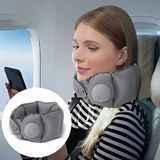 TeknoKapsül SN-29979 Taşınabilir Şişme Seyahat Boyun Yastığı