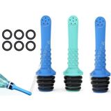 TeknoKapsül SN-37729 Pratik 21-25MM Seyahat-Kamp Tipi 3'lü Tuvalet Temizlenme Taharet Nozzle